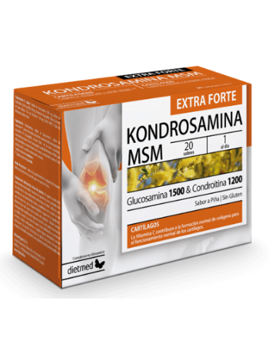 Kondrosamina Msm Extra Forte  20 X 5,5G Sobres De Dietmed