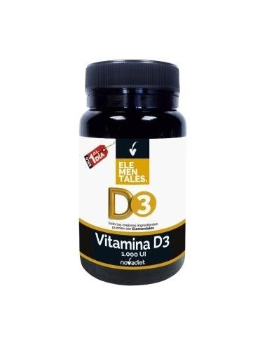 Vitamina D3 1000Ui 120 Comprimidos Elementales de Novadiet