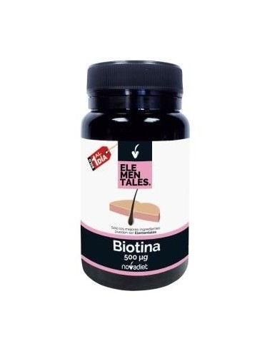 Biotina 500Mcg 120 Comprimidos Elementales de Novadiet
