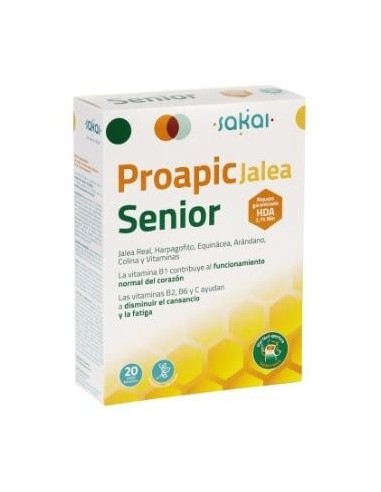 Jalea Senior Extra Proapi 10 Ml X 20 Viales De Sakai