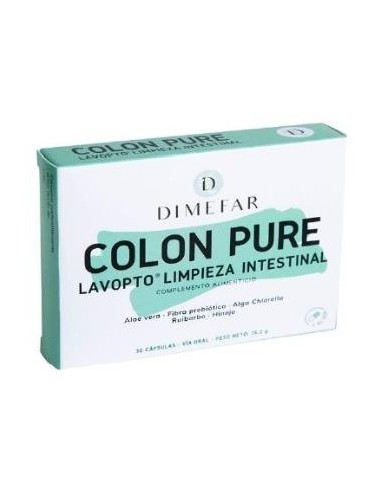 Colon Pure - Lavopto®  Estuche 30 cápsulas de Dimefar