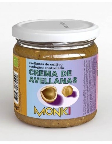 Crema De Avellanas 330 Gramos Bio Monki