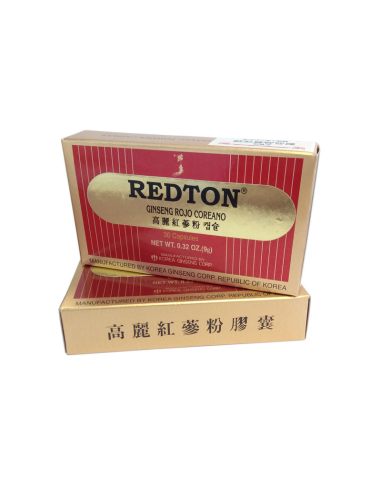 Redton Ginseng Rojo Coreano 30Cap de Abamed Farma