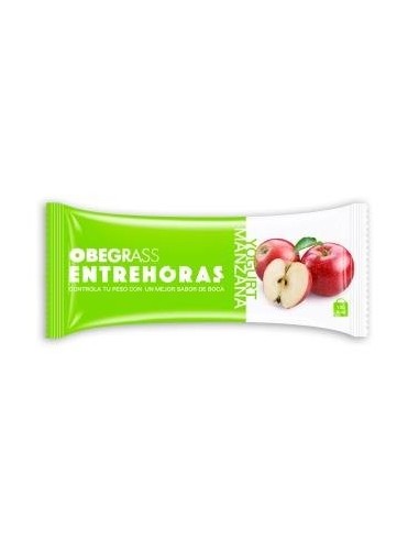 Obegras Barritas Entrehoras Yogurt-Manzana 20 Unidades Obegras