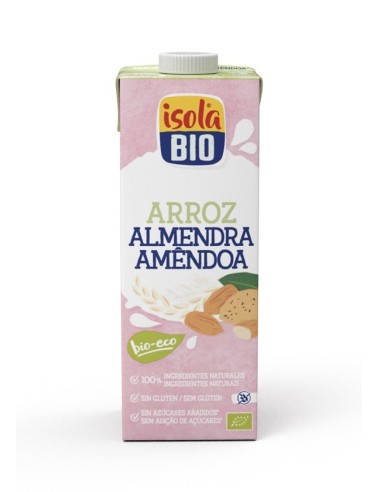 Bebida Vegetal De Arroz Con Almendra 1Lt 6Uds. S/A Isola