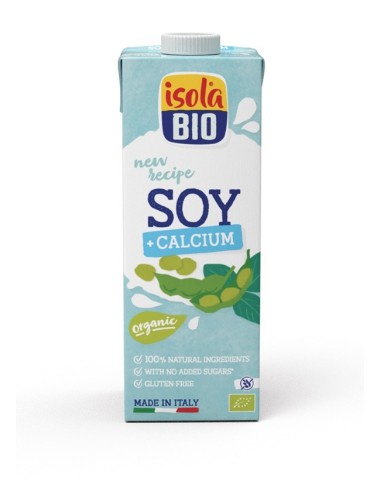 Bebida De Soja Con Calcio Bio 1 Litro de Isola Bio