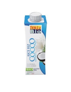 Bebida Vegetal De Arroz Y Coco Mini  250 Mililitros Bio Sg Isola