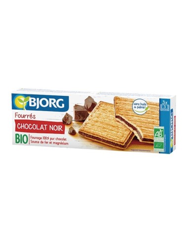 Galletas Rellenas De Chocolate Bio, 150 G de Bjorg