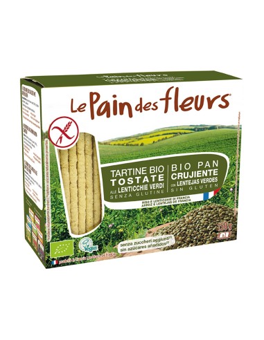 Cracker Lenteja Verde 150 Gramos Bio Sg Vegan Le Pain Des Fleurs
