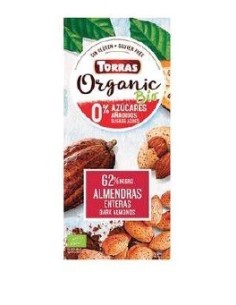 Chocolate Negro 62% Con Almendras 150G Bio Sg S/A Torras