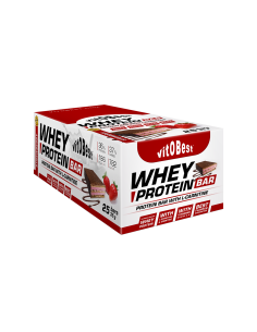Caja Barrita Whey Protein Fresa 35 Gr 25 Barritas de Vit.O.B