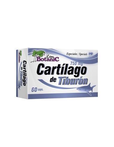 Cartilago De Tiburon 750 Mg 60 Caps de Vit.O.Best