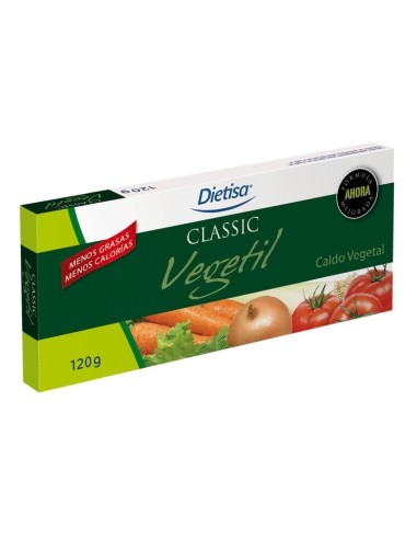 Caldo Vegetal Vegetil 12 Cubitos de Dietisa