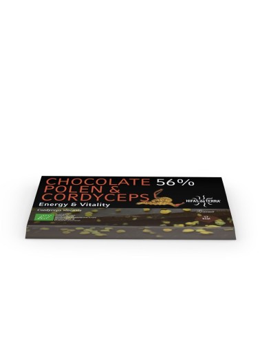 Chocolate 56% Cordyceps & Polen 100 G de Hifas Da Terra