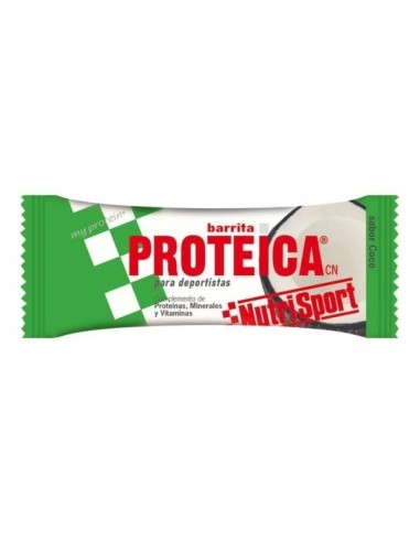 Barrita Proteica Coco Caja 24Unid. de Nutrisport