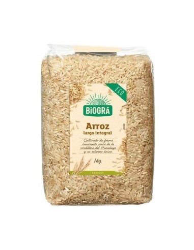 Arroz Integral Largo 1Kg Biogra Bio de Biográ (Sorribas)