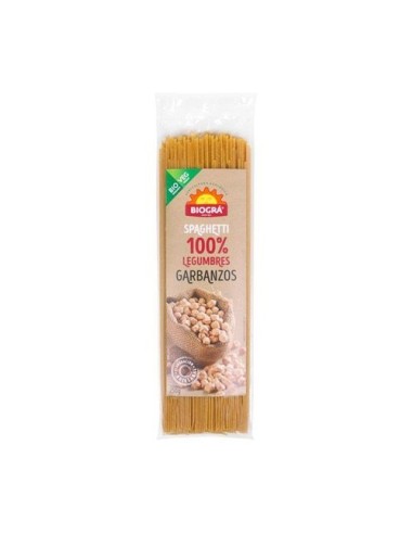 Espagueti De Garbanzos 250 gramos Bio Vegan de Biogra
