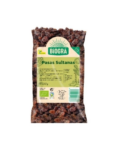 Pasas Sultanas (Sin Hueso) 250G Biogra de Biográ (Sorribas)