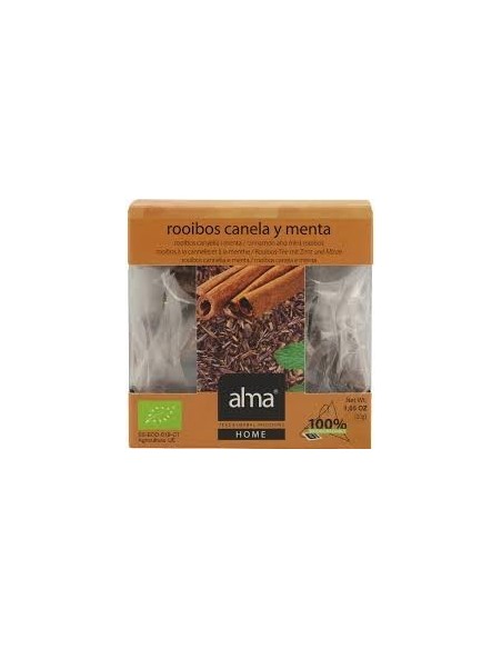 Rooibos Canela Menta Infusion 15Piramide Eco Vegan Alma Home