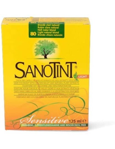 Sanotint Sensitive 80 Rubio Claro Natural de Sanotint
