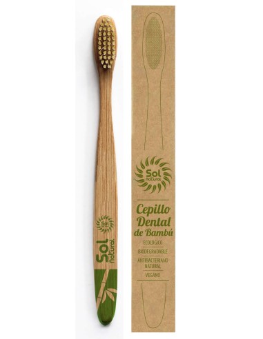 Cepillo De Bambú Adulto Cajita 1/U 1/U Sol Natural