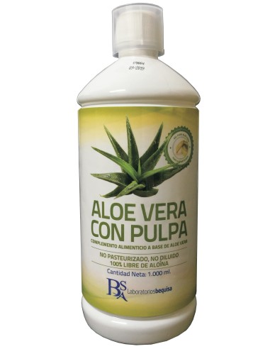 Aloe Vera Con Pulpa 1 Litro de Bequisa