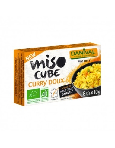 Cubos De Miso Curry - Nueva Receta 8 X 10 G Bio de Danival