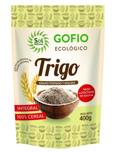 Gofio De Trigo Integral Bio 400 Gramos  Sol Natural