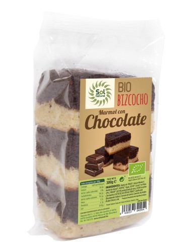 Bizcocho De Mármol Chocolate Bio 300 Gramos  Sol Natural