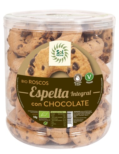 Rosquillas Espelta Con Chocolate Bio1000gde Sol Natural