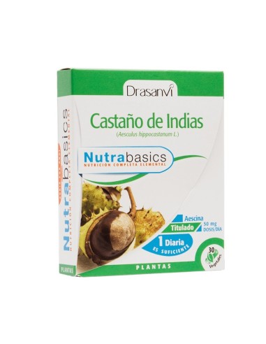 Castaño Indias 30 Capsulas Nutrabasicos Drasanvi