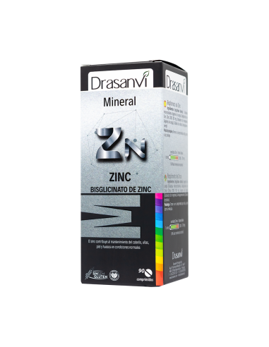 Mineral Bisglicinato Zinc 90 Comprimidos Drasanvi
