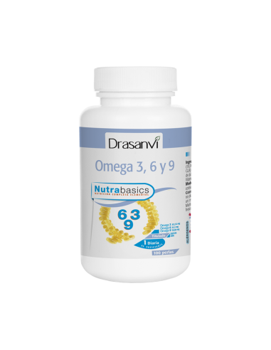 Omega 3-6-9 1000Mg Bote 100 Perlas Nutrabasicos Drasanvi