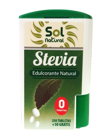 Stevia En Tabletas 300 Tab. Sol Natural