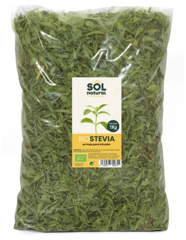 Stevia Bio A Granel En Hoja  1 Kilo Sol Natural