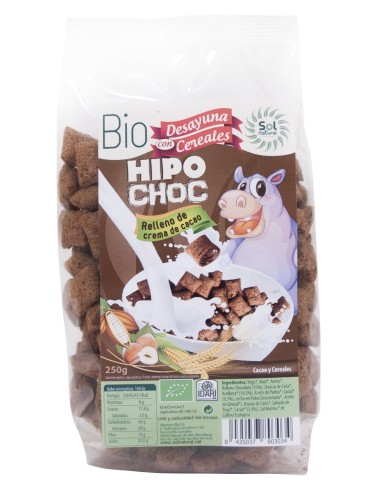 Hipo Choc Rellenos De Chocolate Bio 250 Gramos  Sol Natural