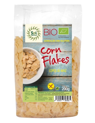 Corn Flakes Sin Gluten Bio 200 Gramos  Sol Natural