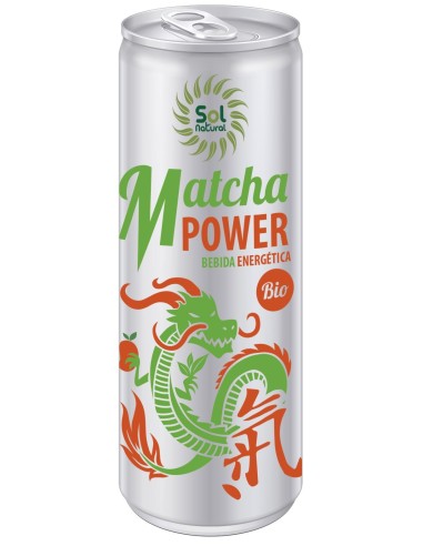 Bebida Energética Matcha Power Bio 250 Mililitros Sol Natural
