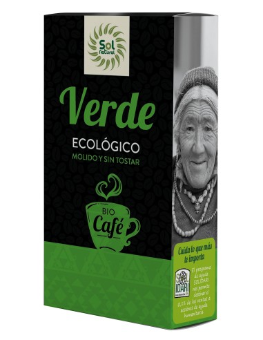 Café Verde Molido Bio 350 Gramos  Sol Natural