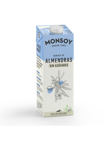 Bebida Vegetal De Almendras 1Lt 6Uds. Bio S/A Monsoy