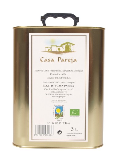 Aceite De Oliva Lata Bio Demeter 3L de Casa Pareja