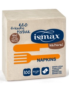 Servilleta Ecológica 1 Capa 100/u de Ismax