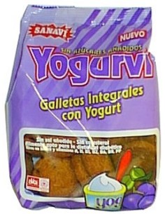 Galletas Yogurvi 200 gramos S/A S/Sal de Sanavi