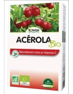 Acerola Bio 20 Ampollas Bio de Biotechnie