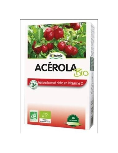 Acerola Bio 20 Ampollas Bio de Biotechnie