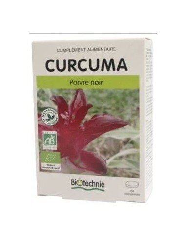Curcuma - Pimienta Negra Digestion 60 Comp Bio de Biotechnie
