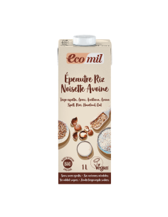EcoMil Espelta Arroz Avellana Avena  Bio 1 l