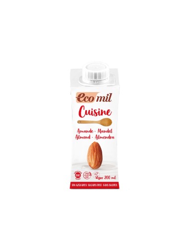 Ecomil Cuisine Almond Nature Tetrabrik 200 ml