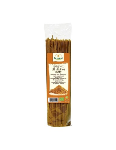 Espagueti De Trigo Quinoa Curry 500 gramos Bio de Primeal