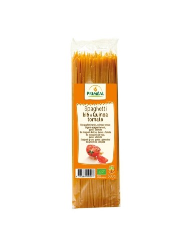 Espagueti De Trigo Quinoa Tomate 500 gramos Bio de Primeal
